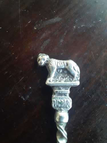 Antiguo Pinche Romano . Plata Sellada. Año 1920. (Usado)