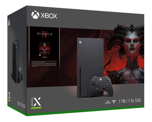 Imagen 5 de 8 de Consola Xbox Series X 1 TB Bundle Diablo IV Negro