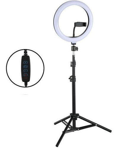 Aro De Luz Led Para Fotografía 26cm + Trípode 1.30 Metro