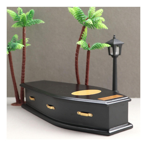 Caixão Em Miniatura Em Miniatura, Decoração De Madeira Em