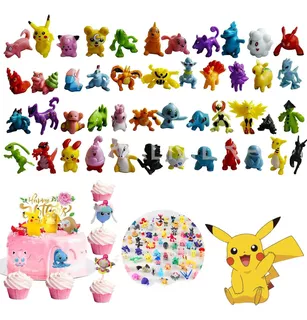 Conjunto De Figuras De Acción Pequeñas De Pokémon 144 Piezas