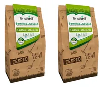 Comprar Semilla Cesped Pasto 1kg X2 Terrafertil 4 Estaciones Premium