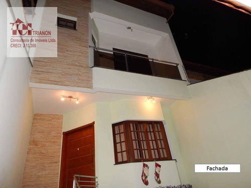 Sobrado 300 M2 4 Dorm 5 Vagas 1 Suite Closet Semi Mobiliado - So0270