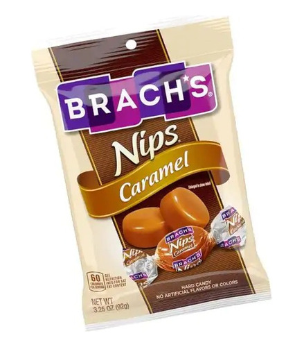 Brach Nips Dulce De Caramelo Importado 92 G 