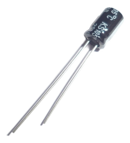 Capacitor Condensador 22uf, 35v, 105ºc Paquete 12 Unidades