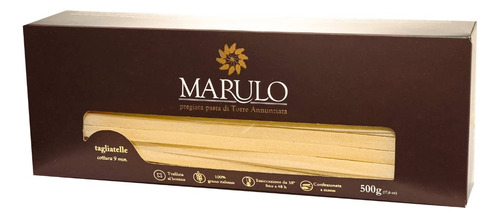 Marulo, Tagliatelle, Pasta Italiana Bronce Die Cut Artisan, 