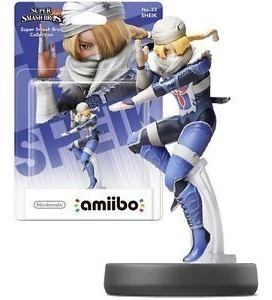 Figura Nintendo Amiibo Sheik - Super Smash Bros - Sniper