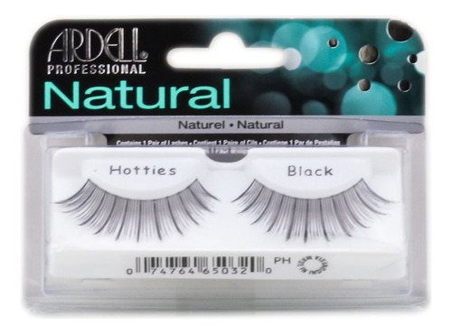 Pestañas Postizas Ardell Natural Hotties Black #65032