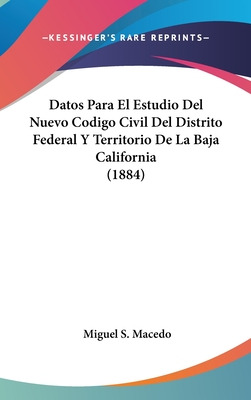 Libro Datos Para El Estudio Del Nuevo Codigo Civil Del Di...