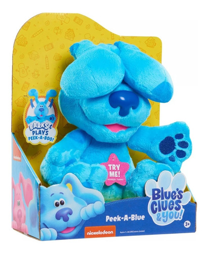 Peluche Blue's Clues & You! Peek-a-blue, Perro Interactivo 