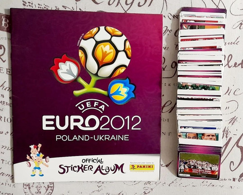 .- Album Incompleto Euro 2012 Panini 271 Laminas A Pegar