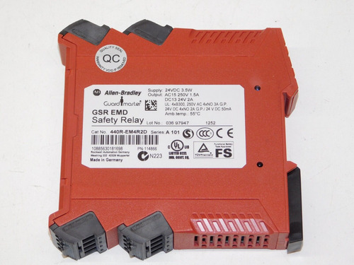 New Allen Bradley 440r-em4r2d A Guardmaster Gsr Emd Dela Zzb