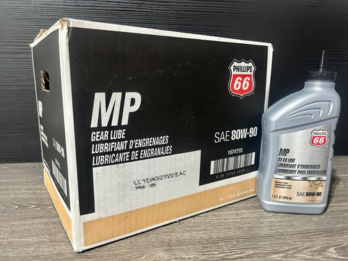 12 Pzas. Aceite Para Transmission Manual Y Engranajes.80w-90