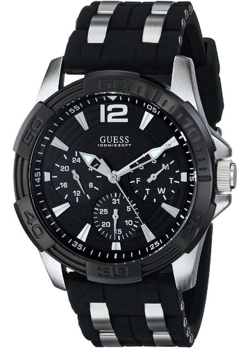 Reloj Guess Para Hombre W0366g1 Negro Caja En Acero