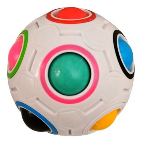 Pelota Magica Juego Ingenio Rapidez Rubik Ball 7cm Diametro