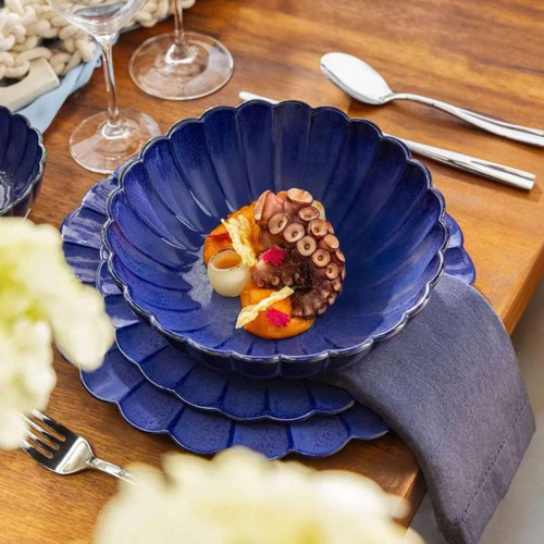 Aparelho De Jantar E Chá 20 Peças Flora Amor-perfeito Oxford
