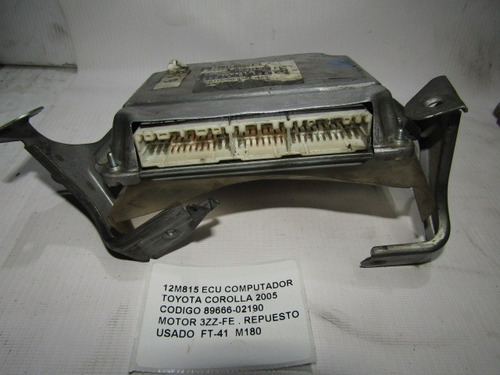 Ecu Computador Toyota Corolla 2005 Cod 89666-02190 M 3zz-fe