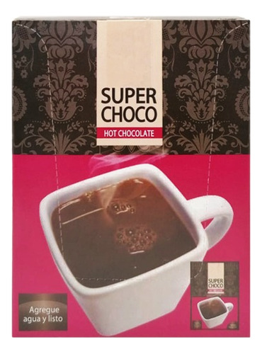 Chocolate Caliente Super Choco Display 10 Sachets. Agronewen