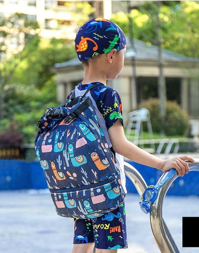 Mochila De Natación Para Niños Con Separación Húmeda Y Seca
