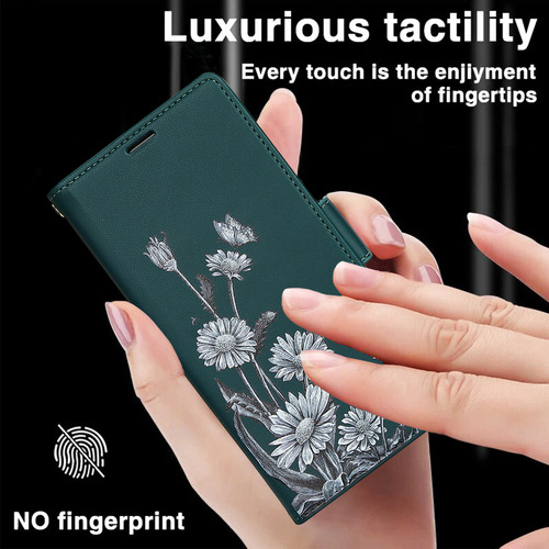 Funda De Piel Tipo Cartera Con Tapa Para Samsung Galaxy A56 A36 A26 A16 A06