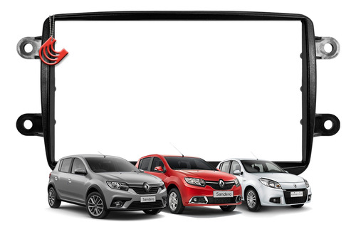 Moldura 2 Din Multimidia Dvd Mp5 Chinês Sandero 2012 A 2022