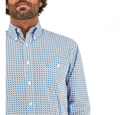 Imagen 5 de 6 de Camisa Vaquera Wrangler Hombre Manga Larga 727