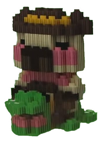 Capibara Mini Bloque Armable 3d, 5 Modelos