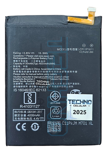 Bata Para Asus Zenfone 3 Max Zc520tl X008d C11p1611 4130mah