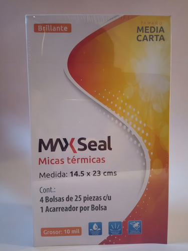Mica Térmica Maxseal Media Carta 10ml (100pzas)