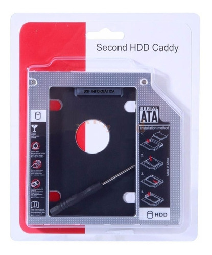 Adaptador Caddy P/ Hd Ou Ssd - Notebook Dell Precision M4800
