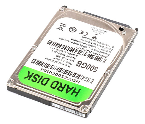Disco Rígido Mecânico De 2,5 Polegadas Com Interface Iii Hdd Para Laptop