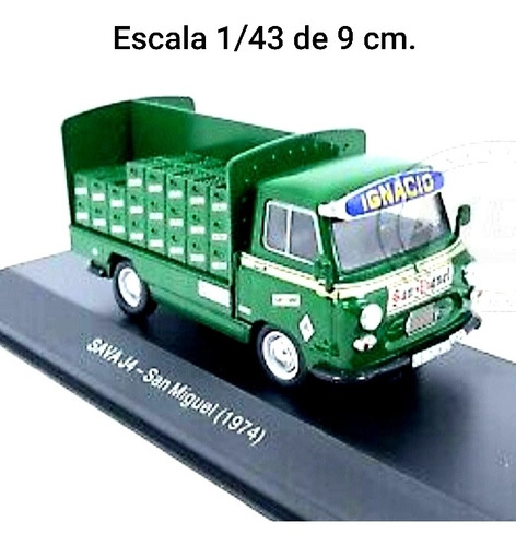 Camion De Reparto Sava J4 1974 Esc. 1/43 De 9 Cm. Salvat,new