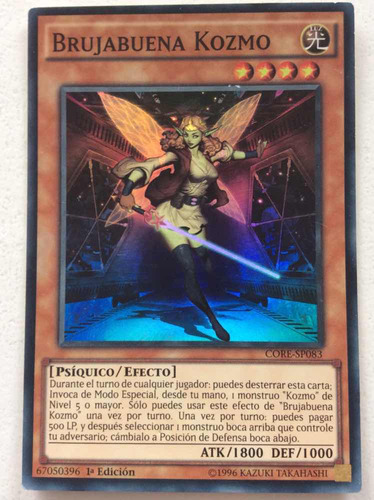 Yugioh! Brujabuena Kozmo Core-sp083 1a Edición