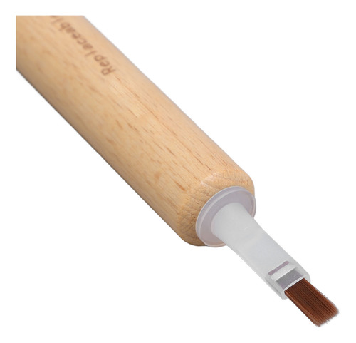 Cepillo De Repuesto Para Esmalte De Uñas, Madera De Doble Pu