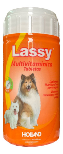 Lassy Multivitaminico Vitaminas Perros 30 Tabs 