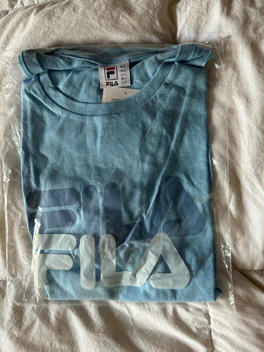 Remera Mujer Fila Azul Talle L Etiquetas