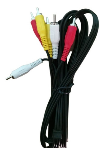 Imagen 1 de 3 de Paquete De 10 Cables Rca A Rca (6 Puntas) Precio Mayoreo