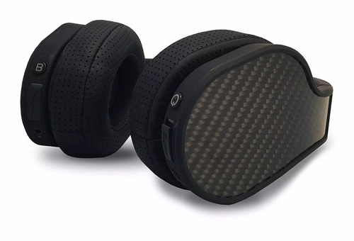 Imagen 2 de 6 de Auriculares Hd Overear Phaz P2 Black Fibra Carbono + Estuche
