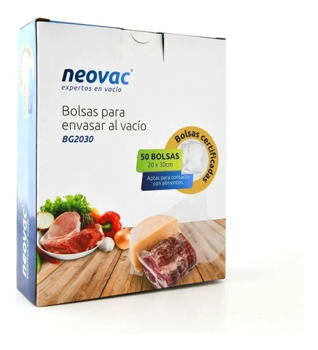 Bolsas Envasado Vacio Comida Neovac X50 20x30 Gofrada Bg2030