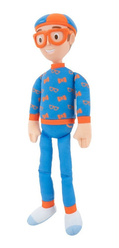 Imagen 4 de 7 de Blippi Peluche Con Pijama Nighttime Con 10 Sonidos 45 Cm Edu