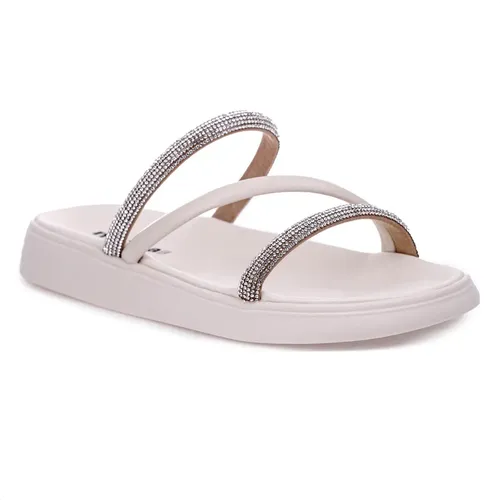 Papete Moleca Feminina Confortável Brilho Flatform Eva