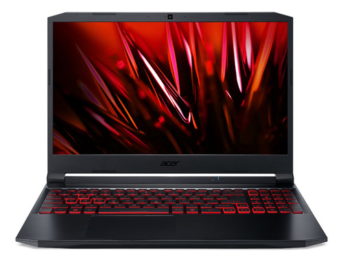 Notebook Gamer Acer An515-57-58g8 Ci5 8gb 512gb 15,6'' W11 Cor Preto com detalhes em vermelho