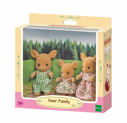 Sylvanian Families 5133 Familia De Ciervos Original Intek 