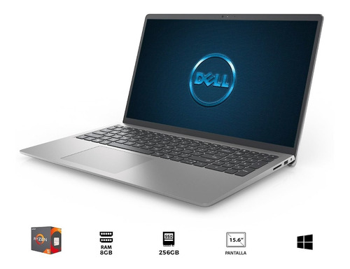 Imagen 4 de 6 de Notebook Dell Inspiron 3515 15,6' R5 Ram 8gb Ssd 256gb W11h
