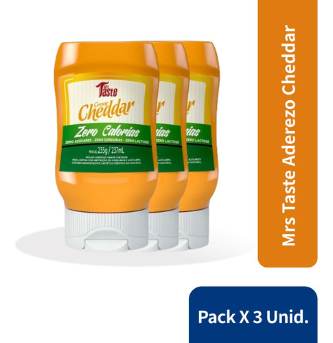 Pack Mrs Taste Aderezo Cheddar X 3 Unid