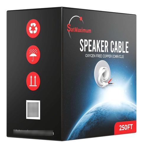 Cable De Altavoz 16/2 76 Metros Cmr Blanco Ofc