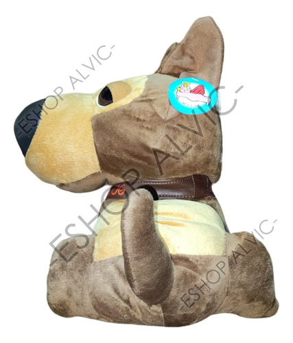 Peluche Perro Narigon Cabezón Felpa Suave Kawaii Mejor Amigo