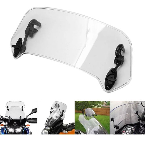 Deflector De Viento Para Motos Largo Universal / Parabrisas