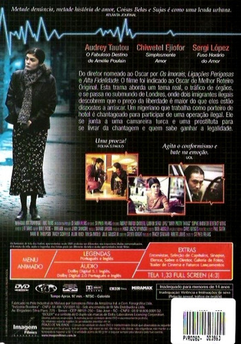 Dvd - Coisas Belas E Sujas - ( Dirty Pretty Things )