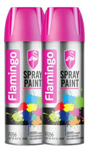 Pintura Aerosol Spray Fondo Anticorrosivo  Flamingo 450ml